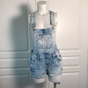 BLUE SPICE DENIM‎ OVERALL SHORTS